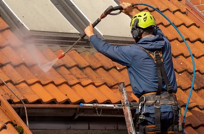 Démoussage et hydrofuge de toiture à Louchats